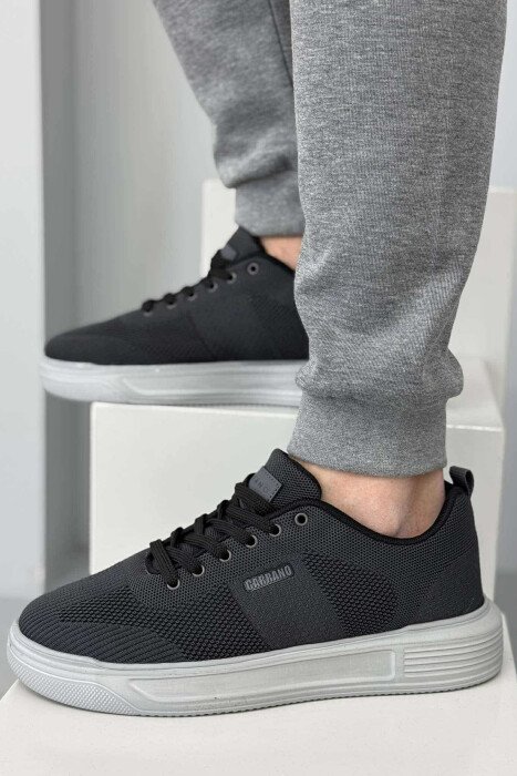 SIMPLE LACING PLATFORM MEN SNEAKERS DARK GREY/GEE 