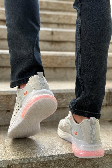 SIMPLE LACING PLATFORM MEN SNEAKERS LIGHT GREY/GZ - 2