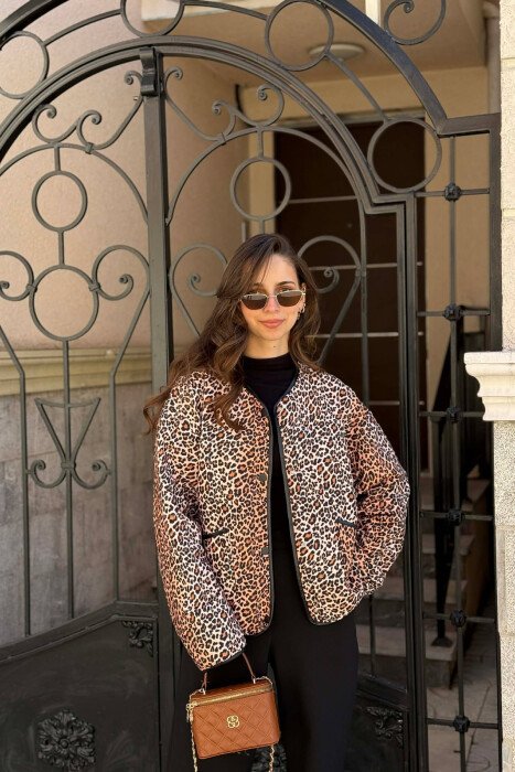 XHAKETE E THJESHTE ME DIZAJN LEOPARD PER FEMRA - KLAUDIO FASHION
