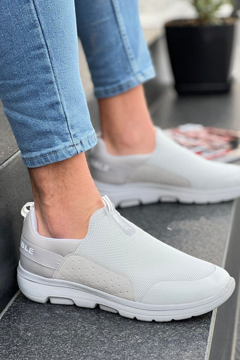 SIMPLE LIGHT MEN SNEAKERS GREY-GREY/GG - 2