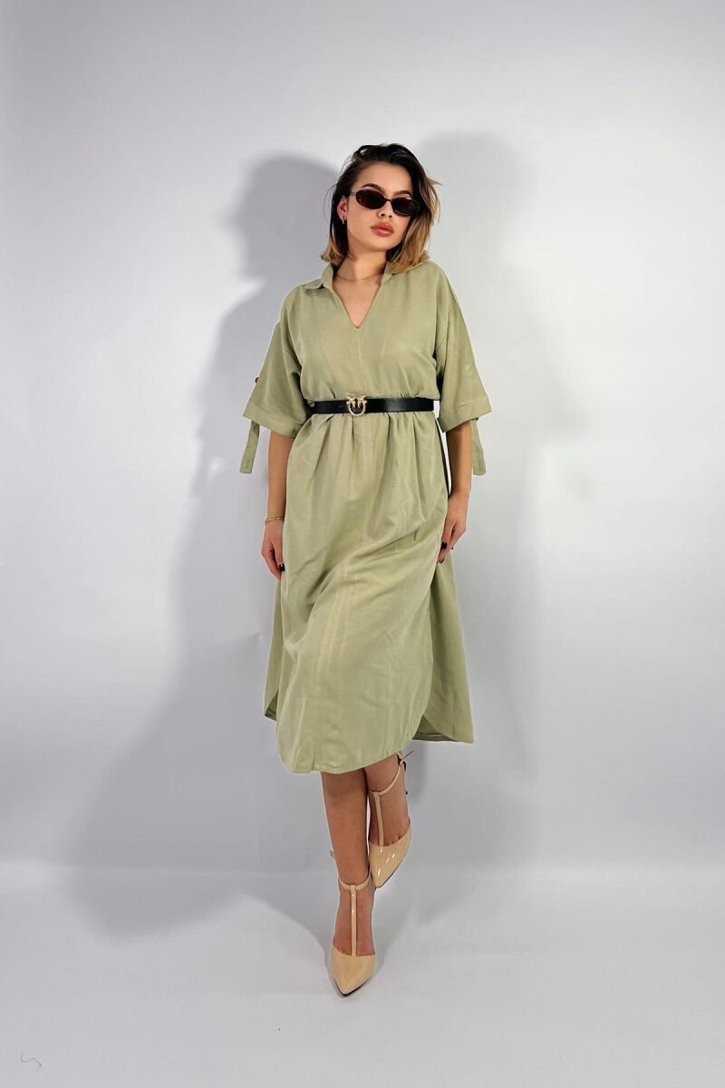 SIMPLE LONG WOMEN DRESS MINT/MENTE - 3