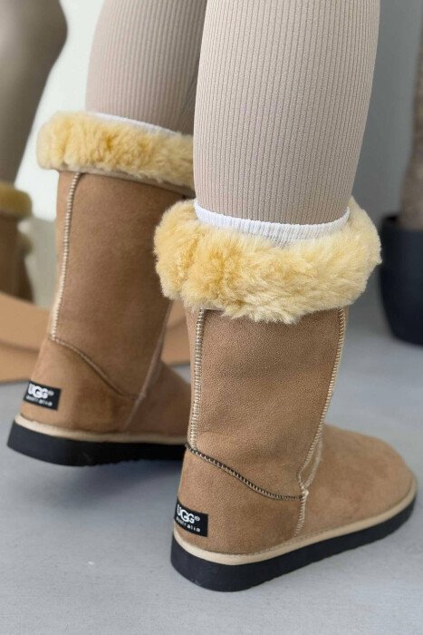 SIMPLE LONG WOMEN UGG BEIGE/BEZHE - 4
