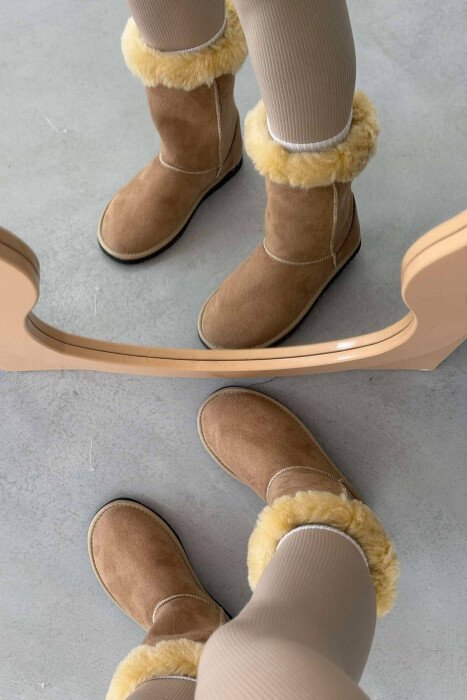 SIMPLE LONG WOMEN UGG BEIGE/BEZHE - 5