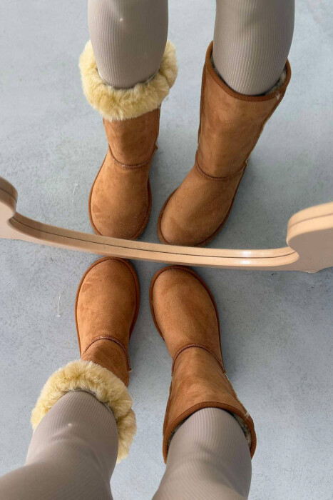 SIMPLE LONG WOMEN UGG BROWN/KAFE - 6