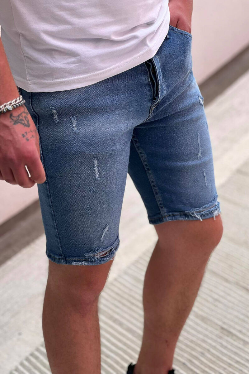 SIMPLE MAN SHORT JEANS BLUE/BLU - 3