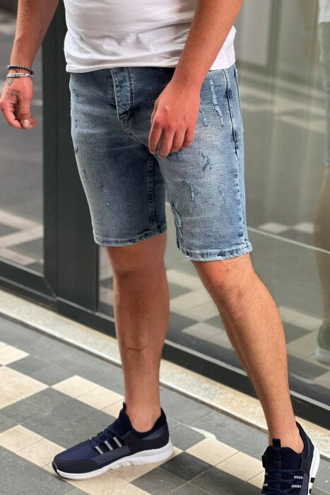 SIMPLE MAN SHORT JEANS LIGHTBLUE/BZ - 3