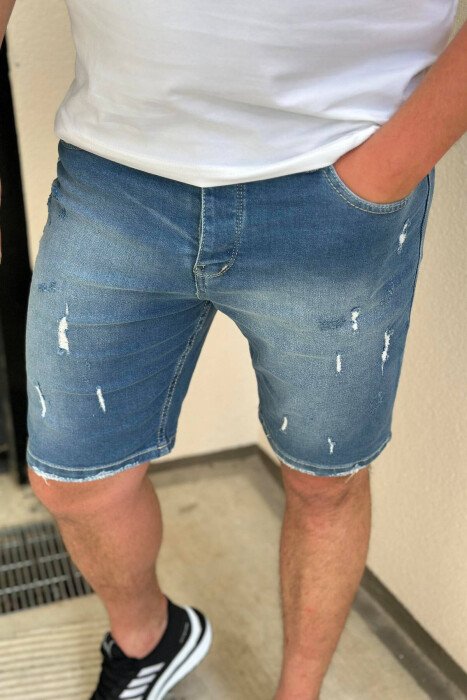 SIMPLE MAN SHORT NJEANS BLUE/BLU - KLAUDIO FASHION