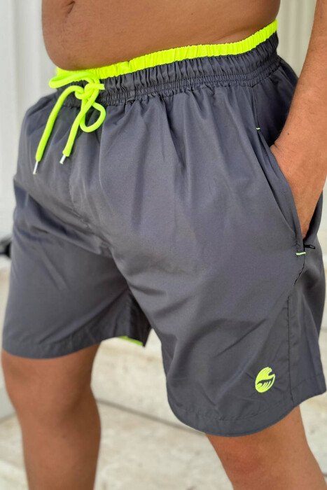 SIMPLE MAN SWIMWEAR DARK GREY/GEE 