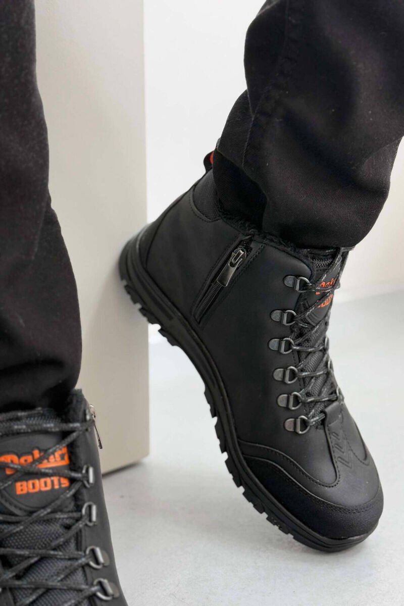 SIMPLE MEN ANKLE BOOTS BLACK/ E ZEZE - 3