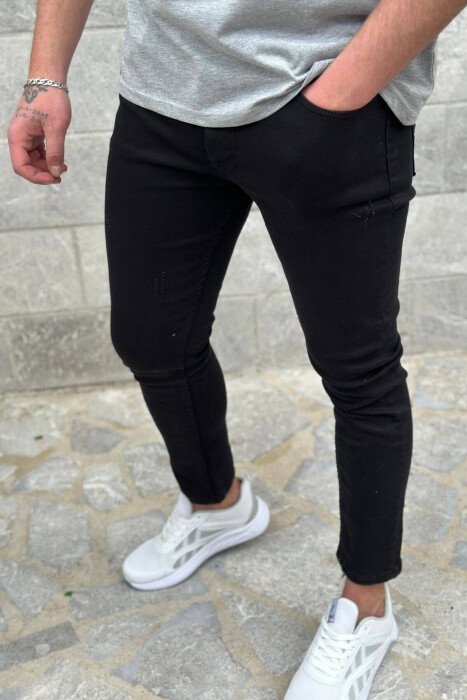 SIMPLE MEN JEANS BLACK/ E ZEZE - KLAUDIO FASHION
