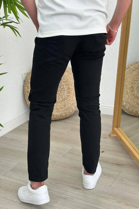 SIMPLE MEN JEANS BLACK/ E ZEZE - 3