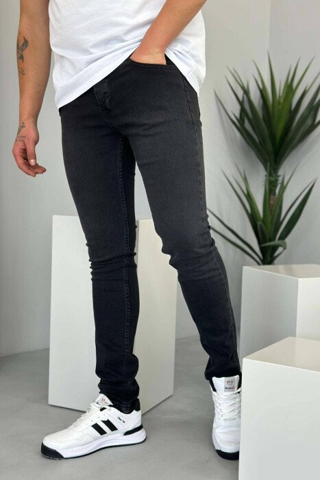 SIMPLE MEN JEANS BLACK/ E ZEZE - KLAUDIO FASHION