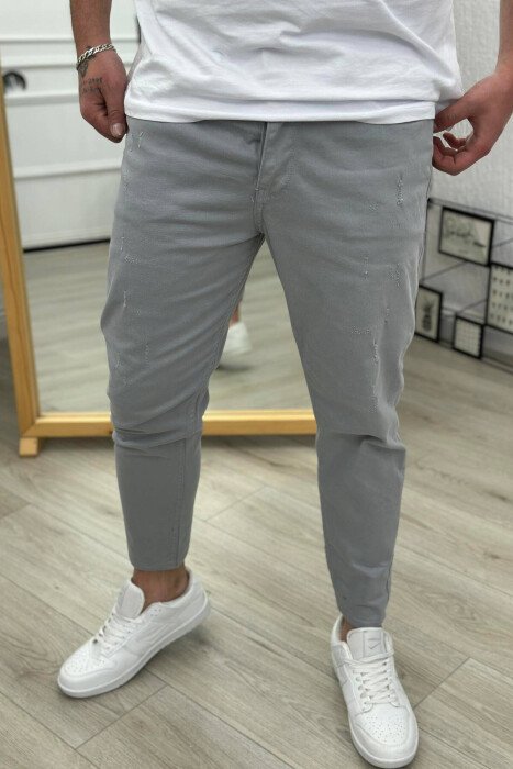 SIMPLE MEN JEANS LIGHT GREY/GZ - 1