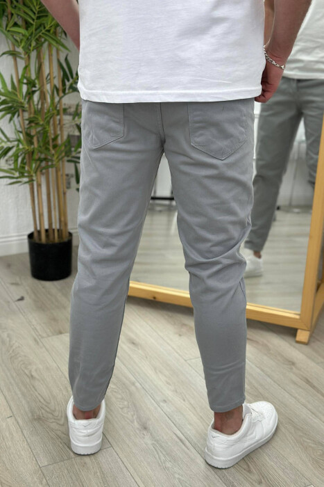 SIMPLE MEN JEANS LIGHT GREY/GZ - 2