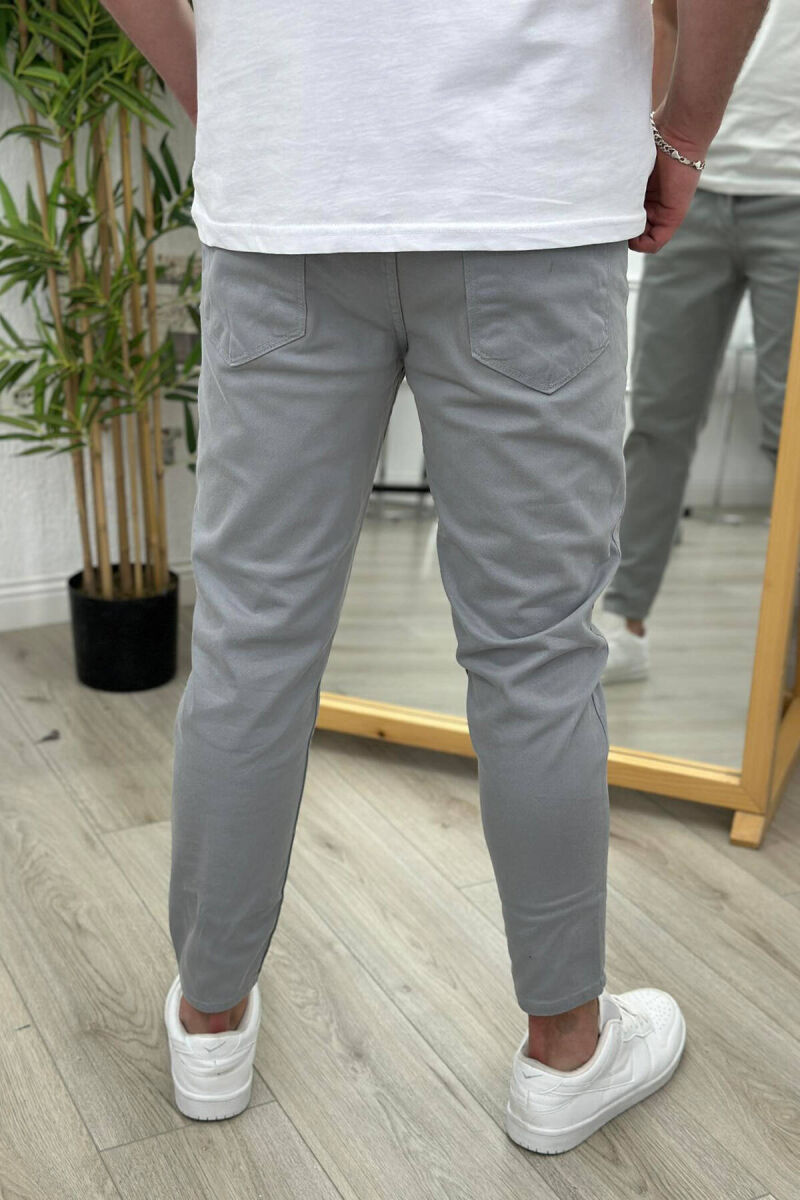 SIMPLE MEN JEANS LIGHT GREY/GZ - 2