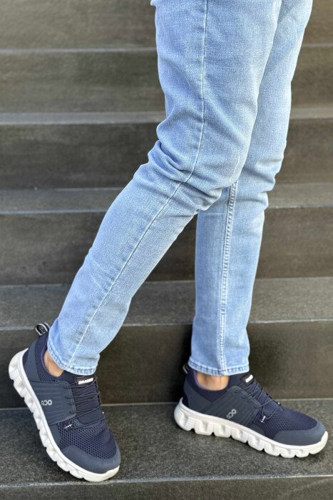 SIMPLE MEN SNEAKERS BLUE+GREY/ BLU+GRI - 3