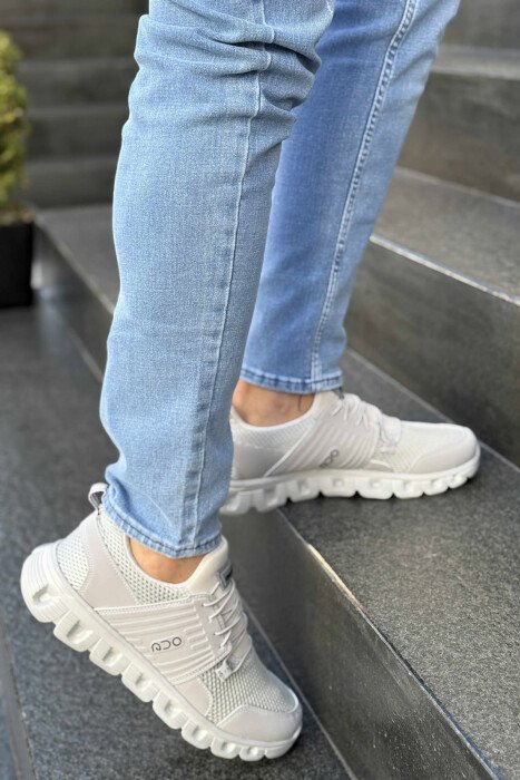 SIMPLE MEN SNEAKERS LIGHT GREY/GZ - 3