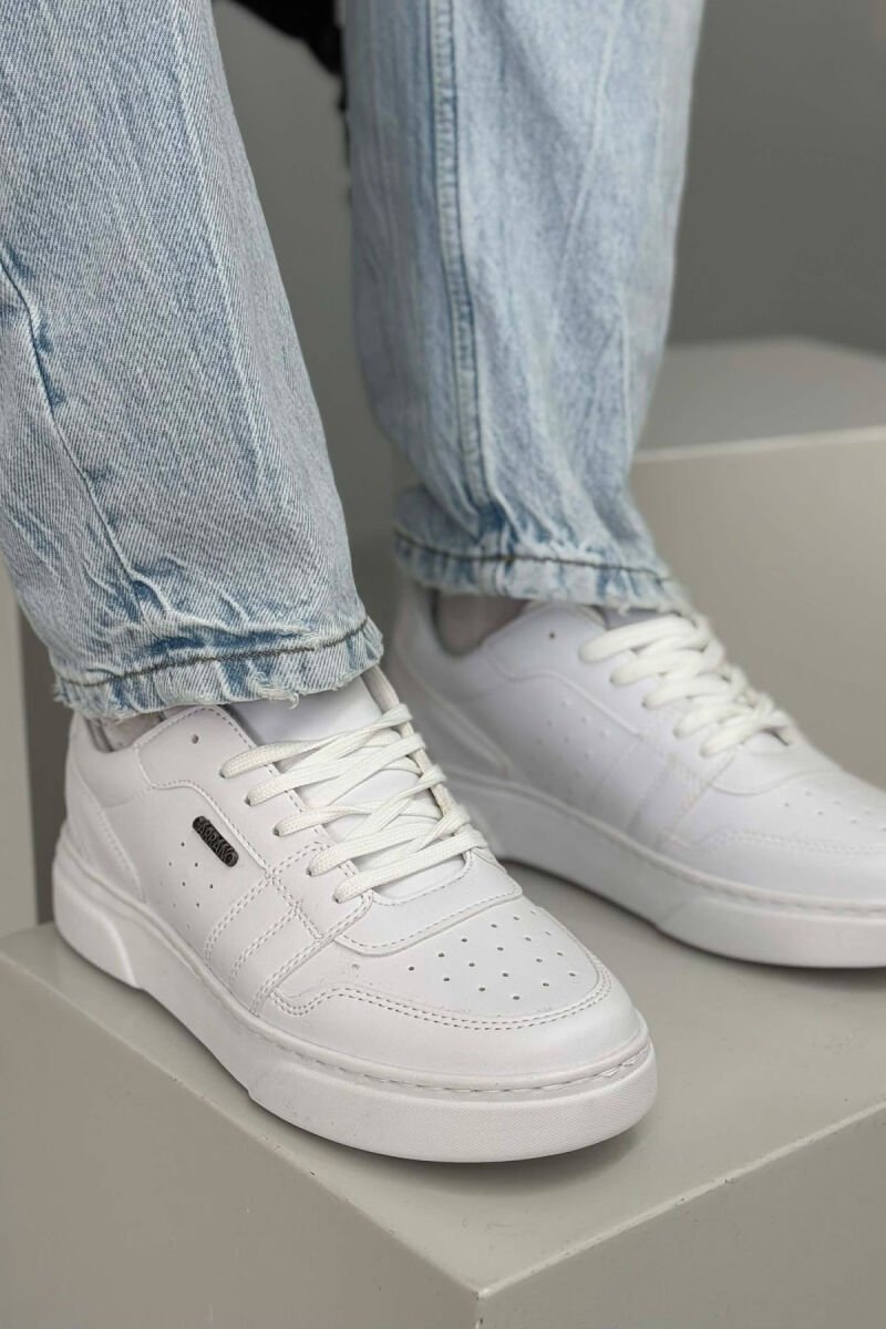 SIMPLE MEN SNEAKERS WHITE-E BARDHE - 1