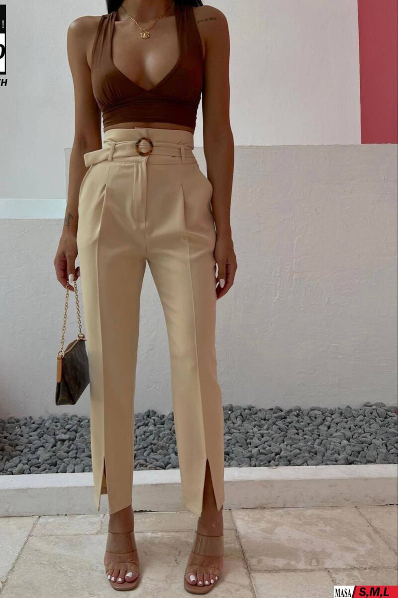 SIMPLE ON COLOR BELT WOMAN BEIGE/BEZHE - 1