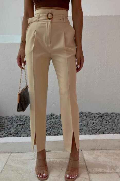 SIMPLE ON COLOR BELT WOMAN BEIGE/BEZHE - 2