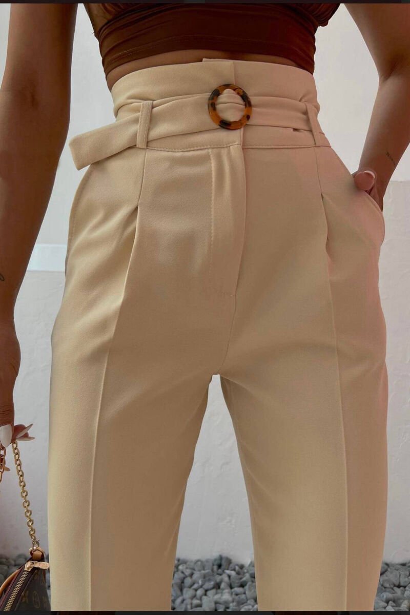SIMPLE ON COLOR BELT WOMAN BEIGE/BEZHE - 3