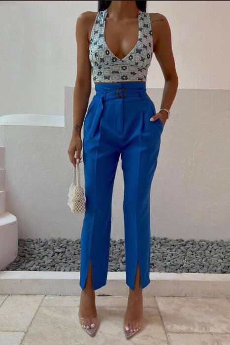 SIMPLE ON COLOR BELT WOMAN BLUE/BLU 