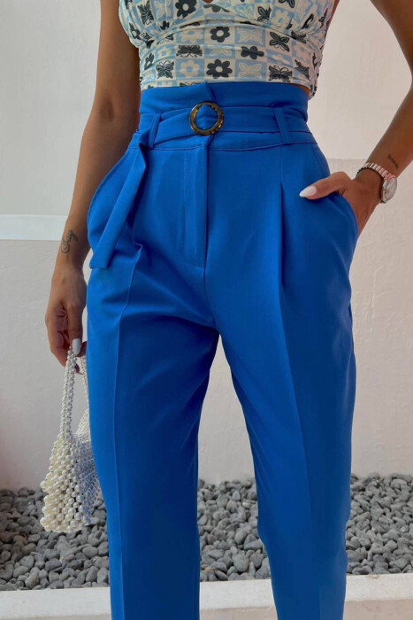 SIMPLE ON COLOR BELT WOMAN BLUE/BLU - 3