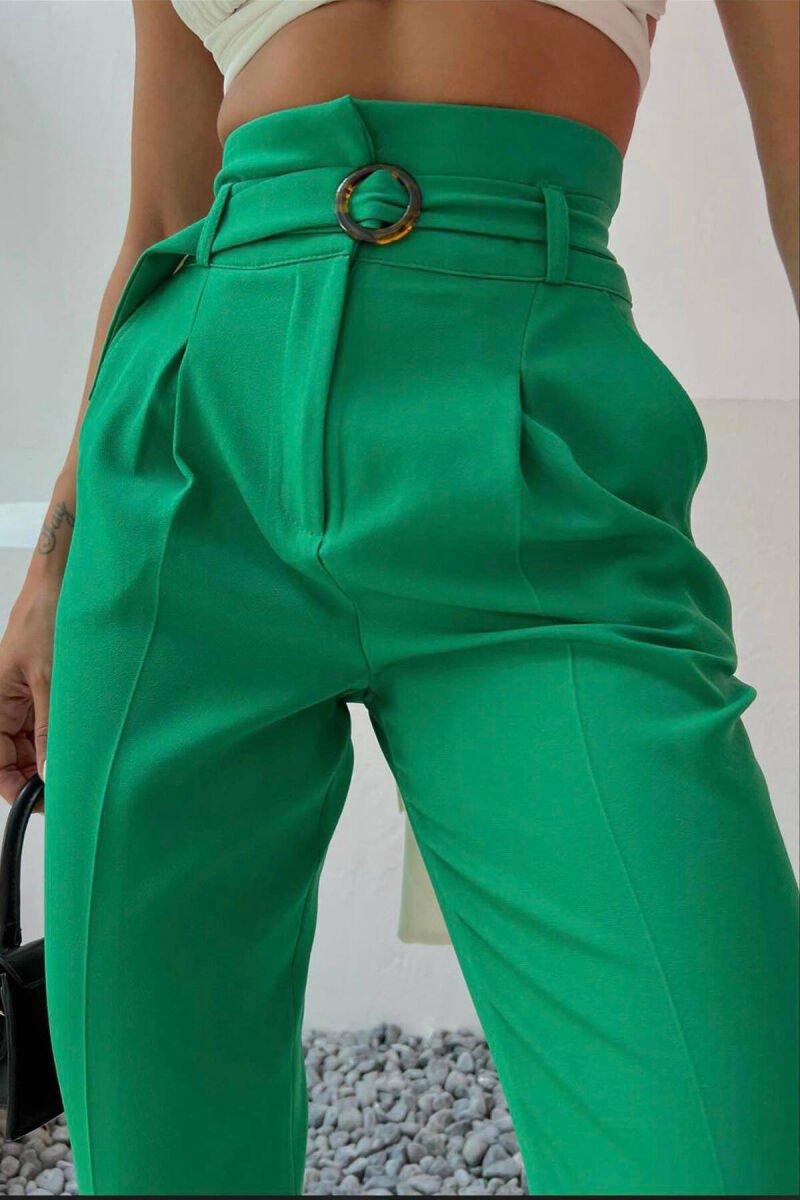 SIMPLE ON COLOR BELT WOMAN GREEN/JESHILE - 3