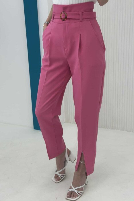 SIMPLE ON COLOR BELT WOMAN PINK-RED/RO-KU - 4