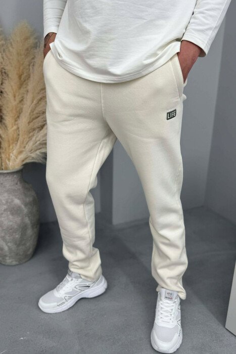TUTA ME PUSH PER MESHKUJ NGJYRE KREM - KLAUDIO FASHION