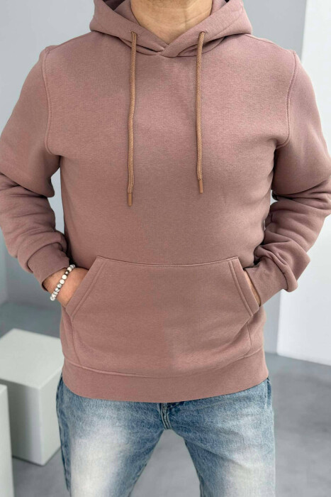 HOODIE ME PUSH PËR MESHKUJ NË NGJYRËN UTHULL - KLAUDIO FASHION