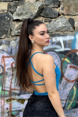 SIMPLE ONE COLOR WOMAN BODY BLUE/BLU - 2
