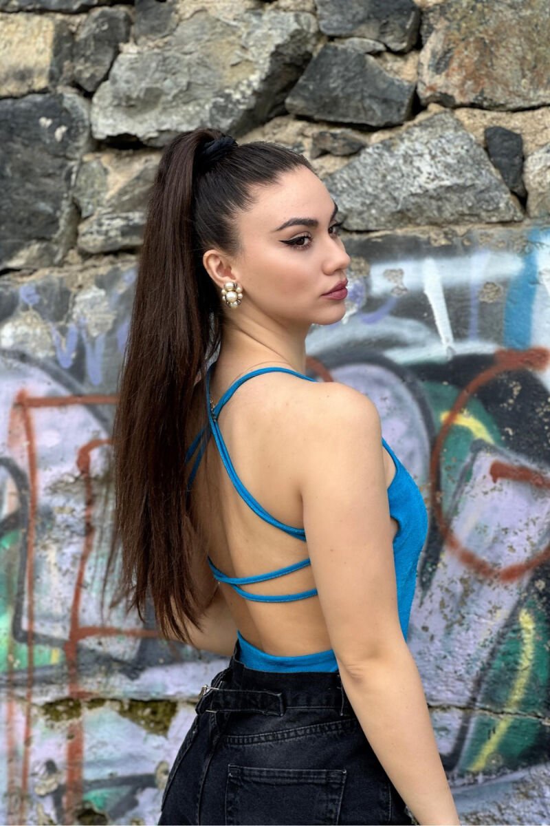 SIMPLE ONE COLOR WOMAN BODY BLUE/BLU - 2