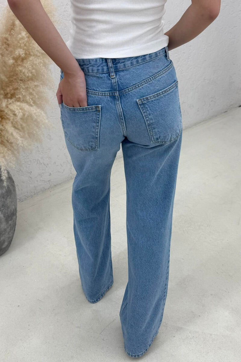 SIMPLE ONE COLOR WOMAN JEANS LIGHTBLUE/BZ - 3