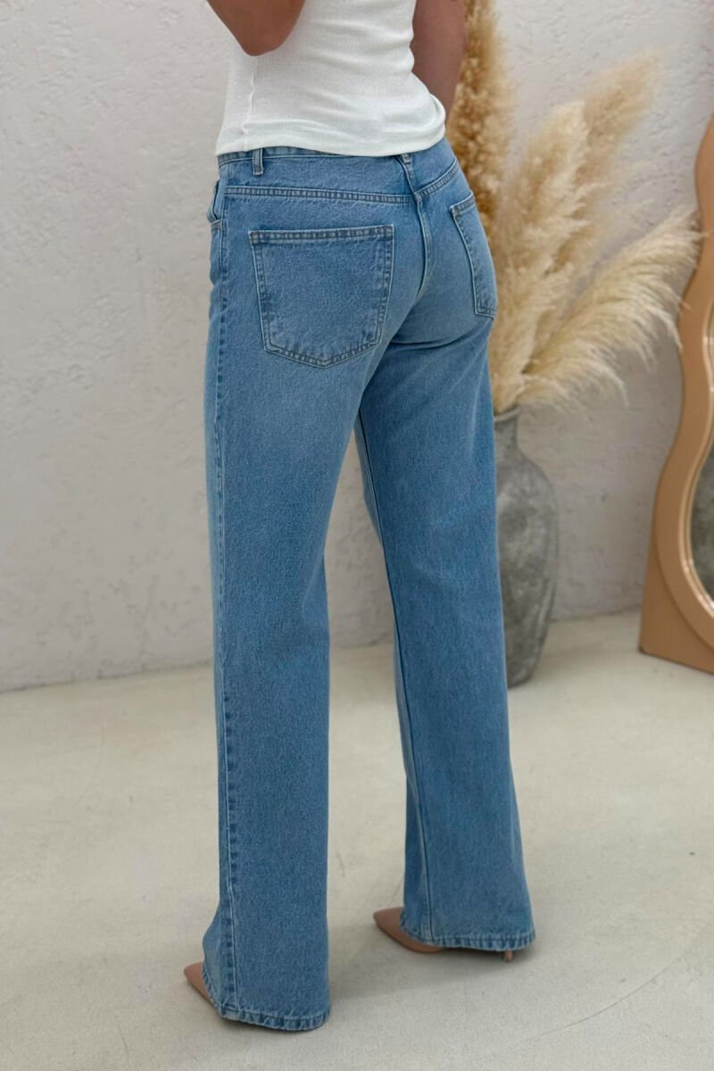 SIMPLE ONE COLOR WOMAN JEANS LIGHTBLUE/BZ - 6