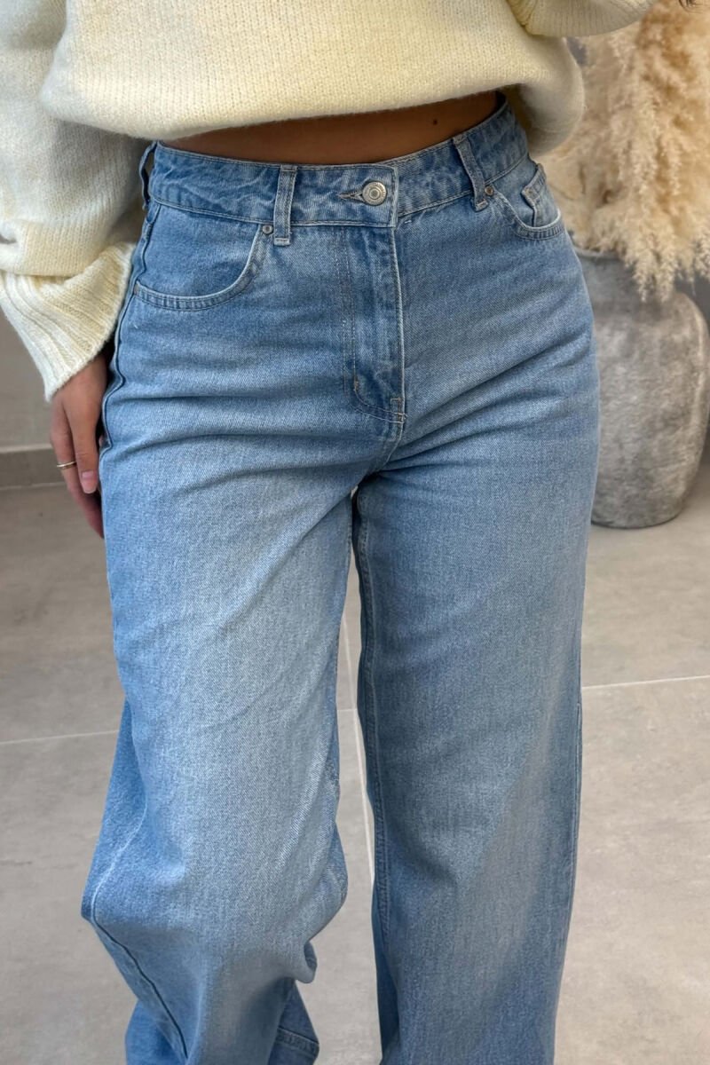SIMPLE ONE COLOR WOMAN JEANS LIGHTBLUE/BZ - 4
