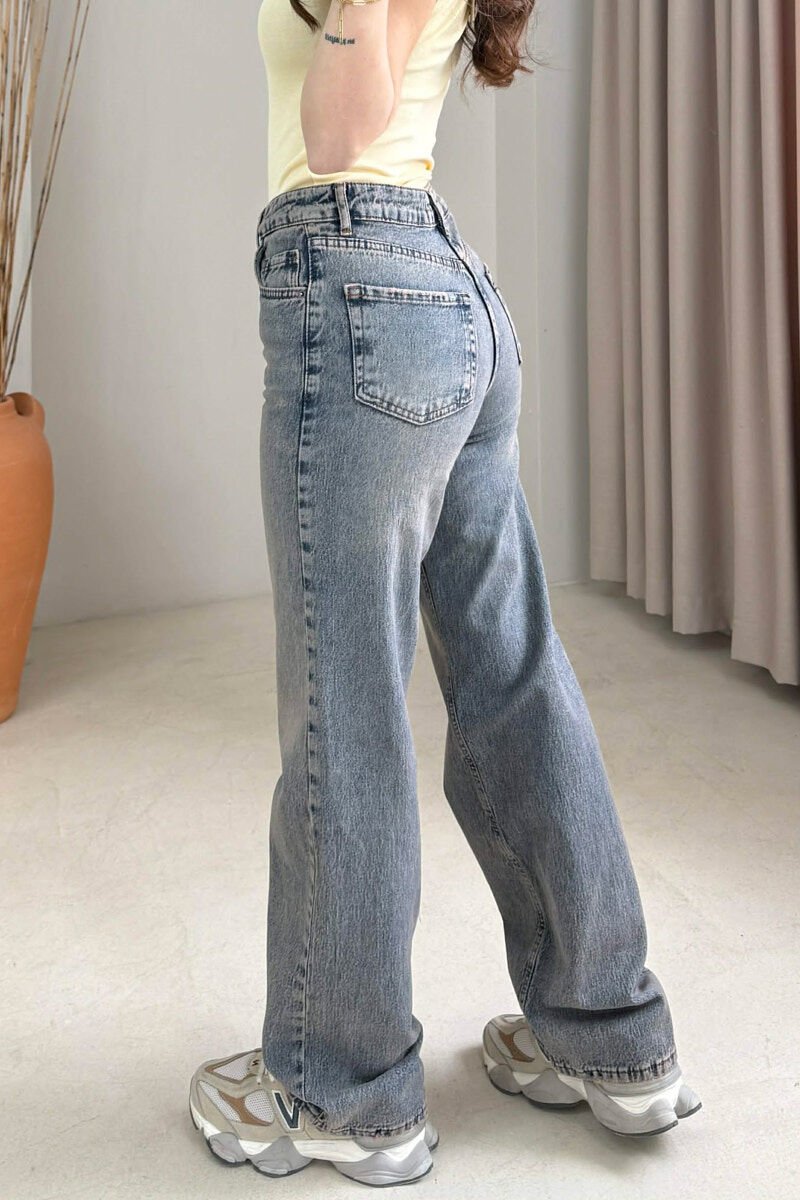 SIMPLE ONE COLOR WOMEN JEANS IRON GREY/GRI HEKURI - 5