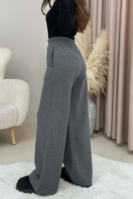 SIMPLE ONE COLOR WOMEN SWEATPANTS GREY/GRI - 2