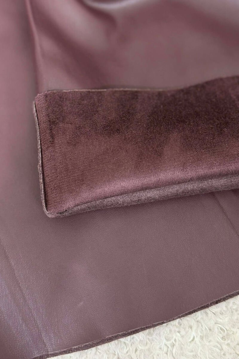 SIMPLE ONE COLOR WOMEN TROUSERS DARK BURGUNDY/VISHNJE E ERRET - 5