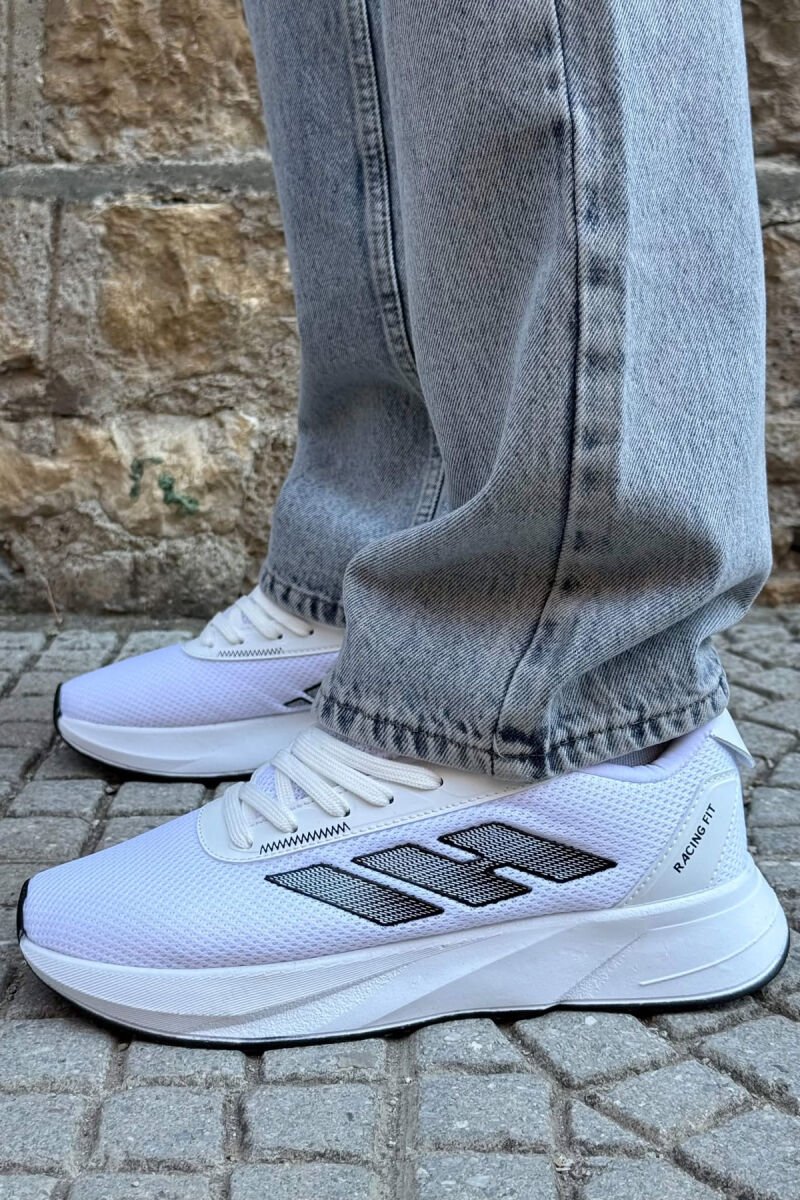 SIMPLE PLATFORM LACING MEN SNEAKERS WHITE-E BARDHE - 4