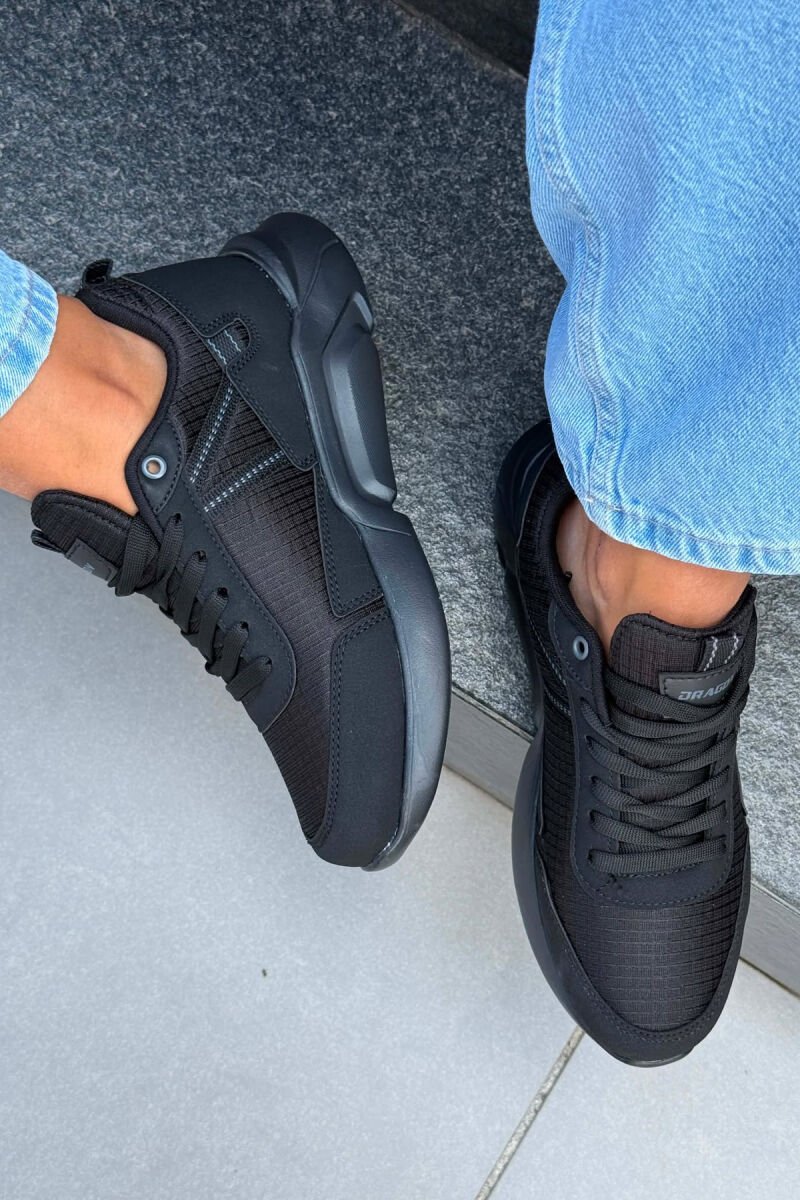 SIMPLE PLATFORM WOMAN SNEAKERS BLACK/ E ZEZE - 3