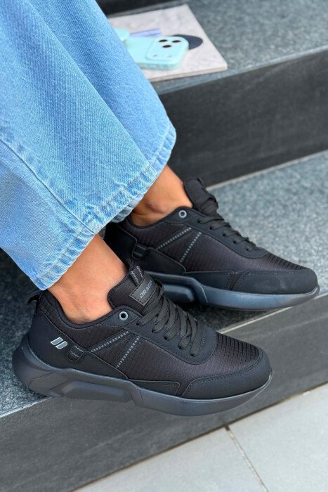 SIMPLE PLATFORM WOMAN SNEAKERS BLACK/ E ZEZE - 4