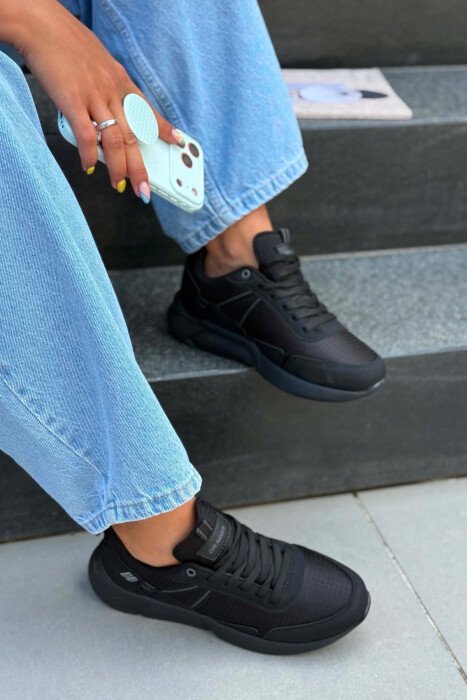 SIMPLE PLATFORM WOMAN SNEAKERS BLACK/ E ZEZE - 5