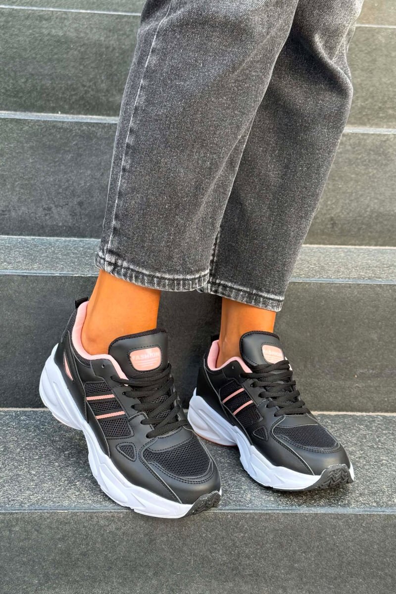 SIMPLE PLATFORM WOMEN SNEAKERS BLACK+POWDER - 2
