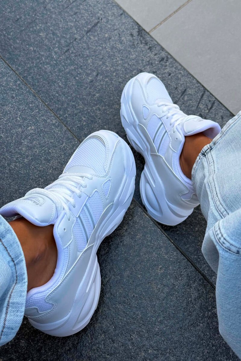 SIMPLE PLATFORM WOMEN SNEAKERS WHITE-E BARDHE - 2