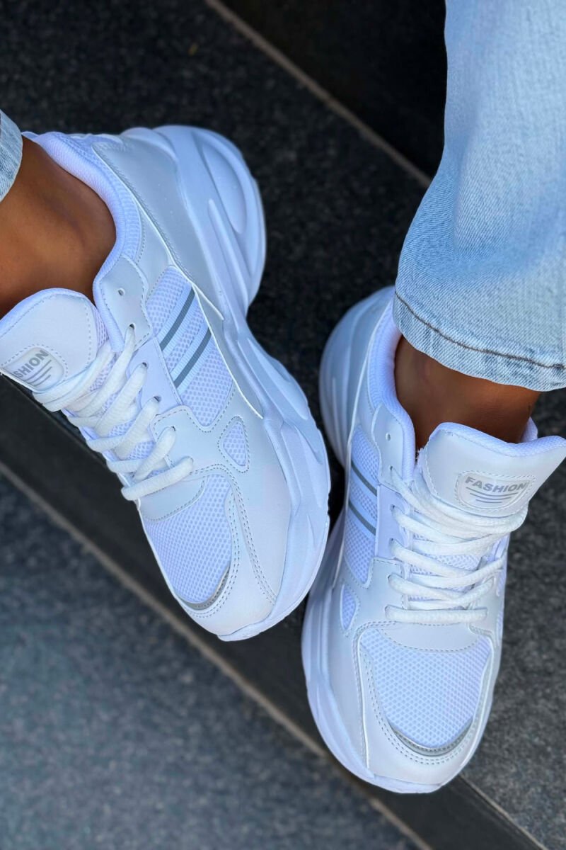 SIMPLE PLATFORM WOMEN SNEAKERS WHITE-E BARDHE - 7