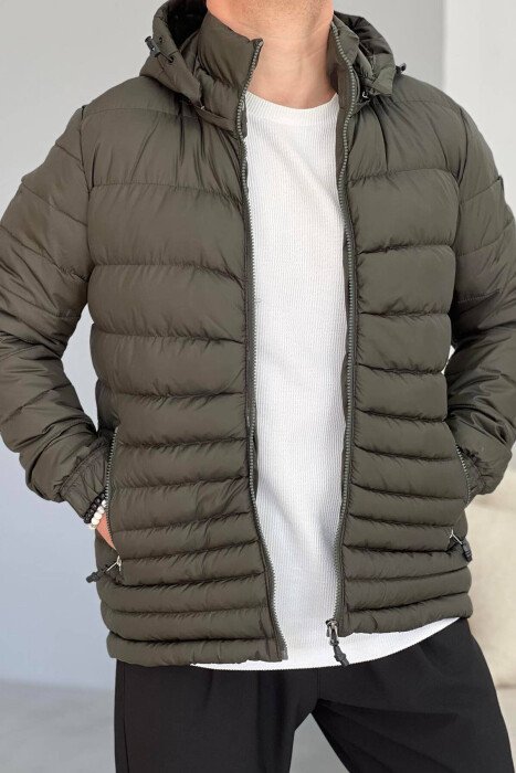 SIMPLE MEN PUFFER JACKET GREEN/JESHILE - 1