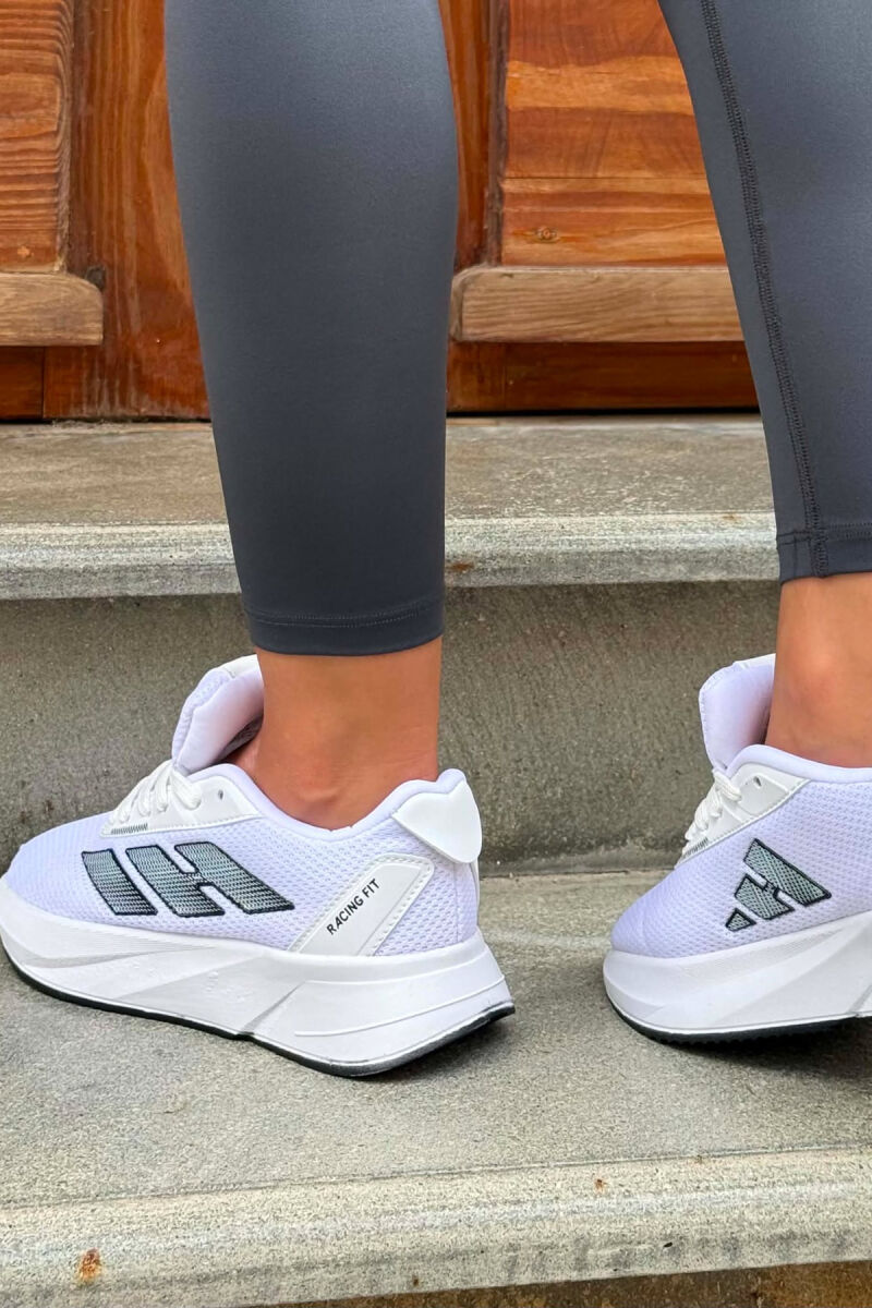 SIMPLE RUNNING PLATFORM WOMEN SNEAKERS WHITE-E BARDHE - 2