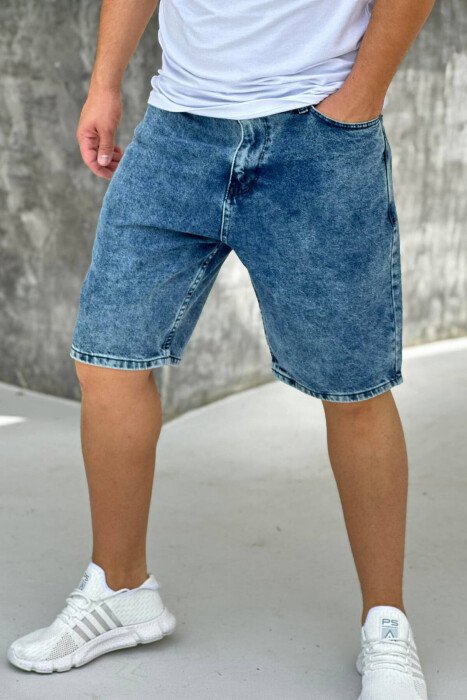 SIMPLE SHORT MEN JEANS BLUE/BLU 