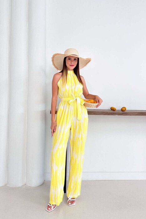 JUMPSUIT I THJESHTE PER FEMRA NE NGJYRE TE VERDHE - 